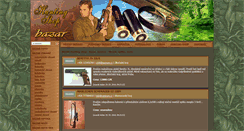 Desktop Screenshot of bazar.hunting-shop.cz